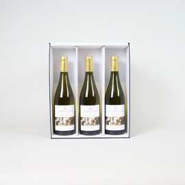 Einleger für Weinkassette 3x Flasche