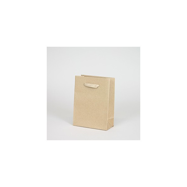 Recycled kraft bag (12x16x6cm) Recycled kraft bag (12x16x6cm)