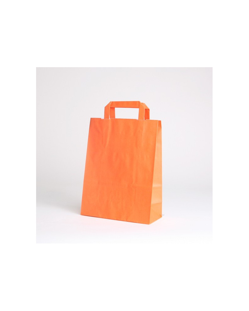 Colored Kraft Flat handles bag