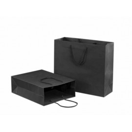 Sac papier noblesse noir kraft Sac papier noblesse noir kraft