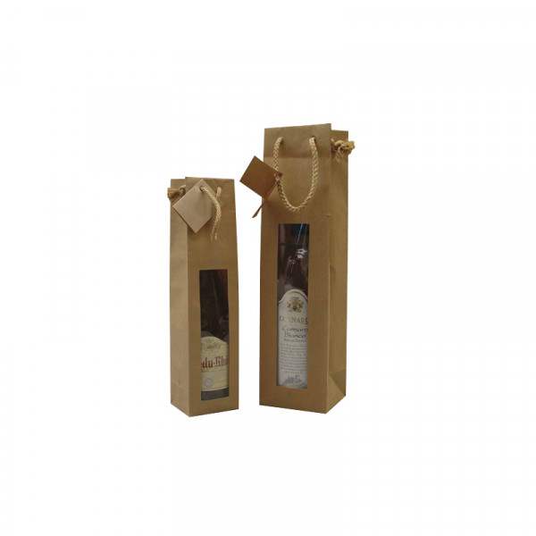 Bottle bag with window Bottle bag with window