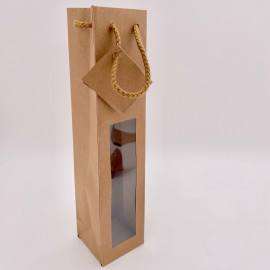 Bottle bag with window Bottle bag with window