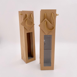 Bottle bag with window Bottle bag with window