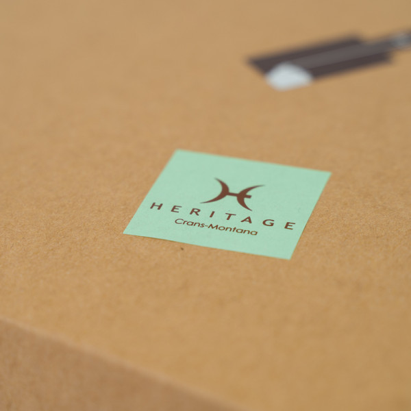 Rectangular sticker