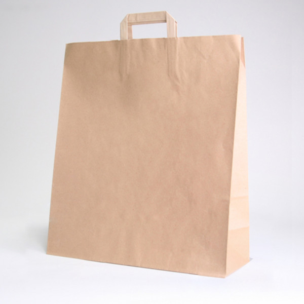 PAPIERTÜTE FLACHER GRIFF | 45X15X50