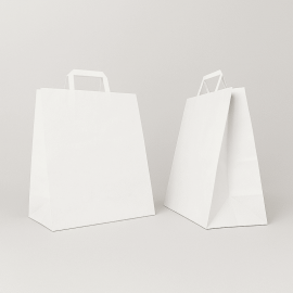 BOLSA DE PAPEL ASA PLANA | 28x17x32