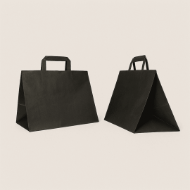 PAPER BAG FLAT HANDLE | 32X22X24