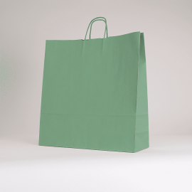 BOLSA DE PAPEL CON ASA TRENZADA | 45x15x50