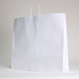 BOLSA DE PAPEL CON ASA TRENZADA | 45x15x50