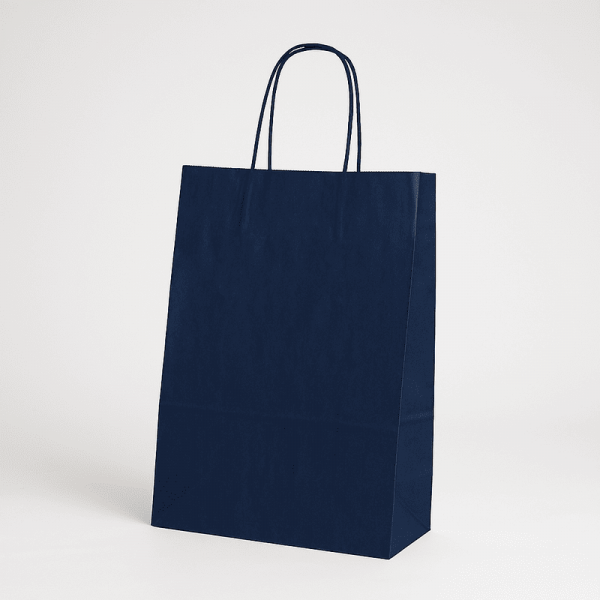 BOLSA DE PAPEL CON ASA TRENZADA | 18x08x24