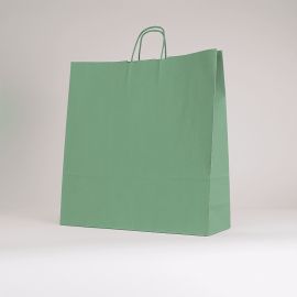 PAPIEREN ZAK MET GEDRAAIDE HANDVATEN | 36x12x31