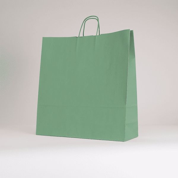 PAPIEREN ZAK MET GEDRAAIDE HANDVATEN | 36x12x31