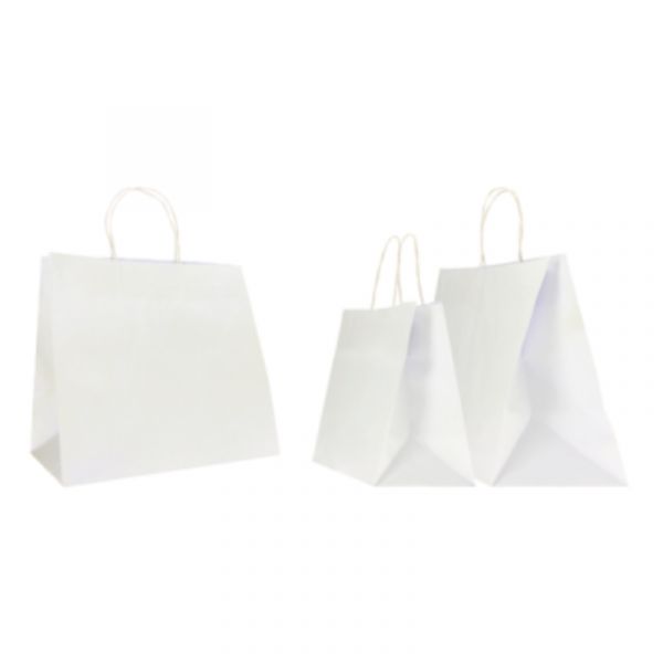 SAC PAPIERPOIGNÉE TORSADÉES| 28x17x29